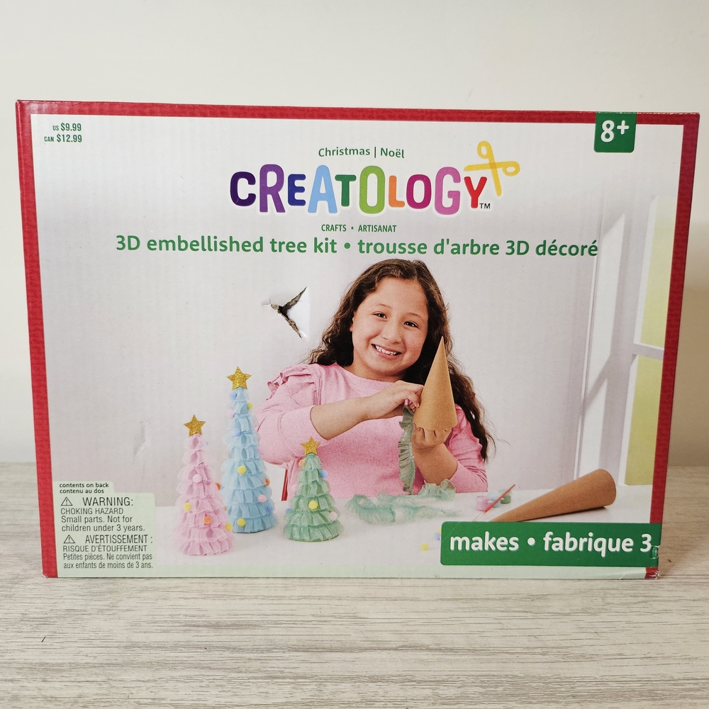 Creatology 3D Embellished Christmas Tree Kit Decoration Activity Craft Age 8+